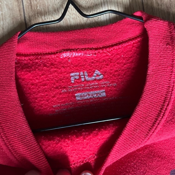 Red fila crew neck - Picture 2 of 2